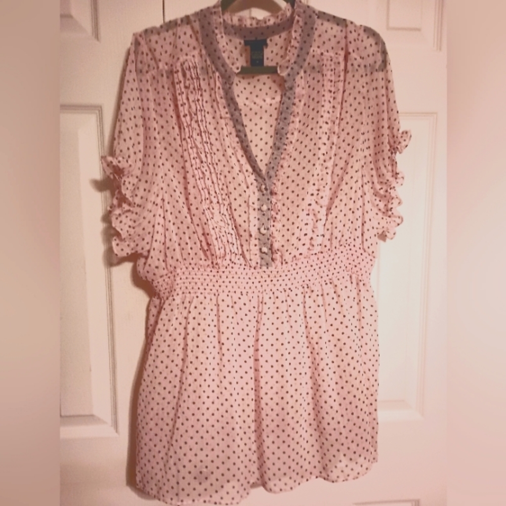 Sheer Pink Blouse
